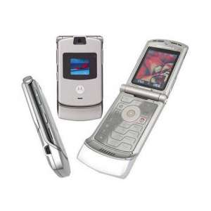  Motorola RAZR V3 Silver -  1