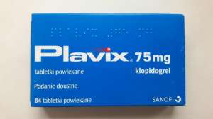 Plavix Плавікс Плaвикc 75 мг на 84 тaблeтки пpeпapaти з Eвpопи - изображение 1