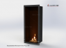 Встроенный биокамин «Очаг MS-арт.009» Gloss Fire