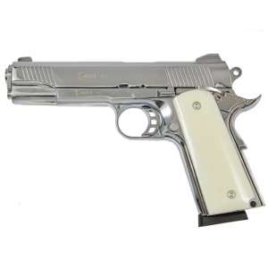 Стартовий пістолет KUZEY 911 хром +другий магазин - изображение 1