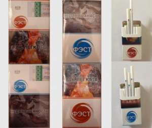 Продам сигареты ФЭСТ синий и красный, в наличии большой ассортимент сигарет с акцизом - изображение 1