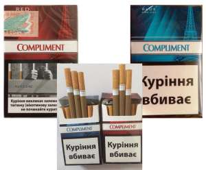 Сигареты оптовая продажа Compliment Red, Blue Украинский акциз - изображение 1