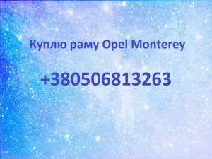 ���� ������ ��� ���� ����� ��������. ����� ���� Opel Monterey - ����������� 1