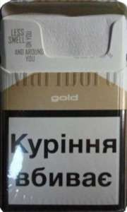 ������ ����� �������� Marlboro gold � Marlboro red � ���������� ������� - ����������� 1