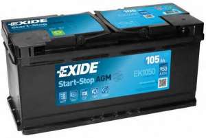 ���������� 105 Exide AGM 6��-105 ���� (EK1050) - ����������� 1